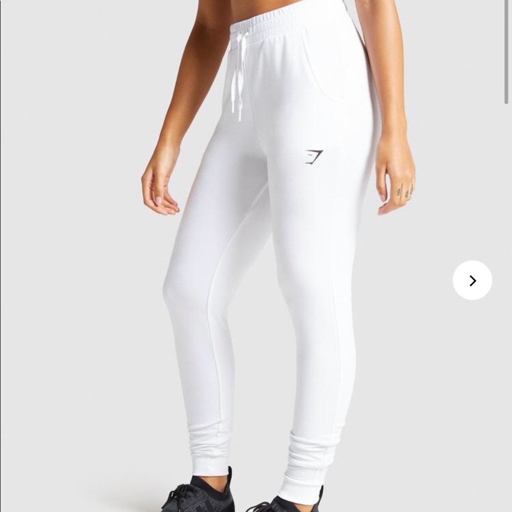 Brand new gymshark white pippa jogger